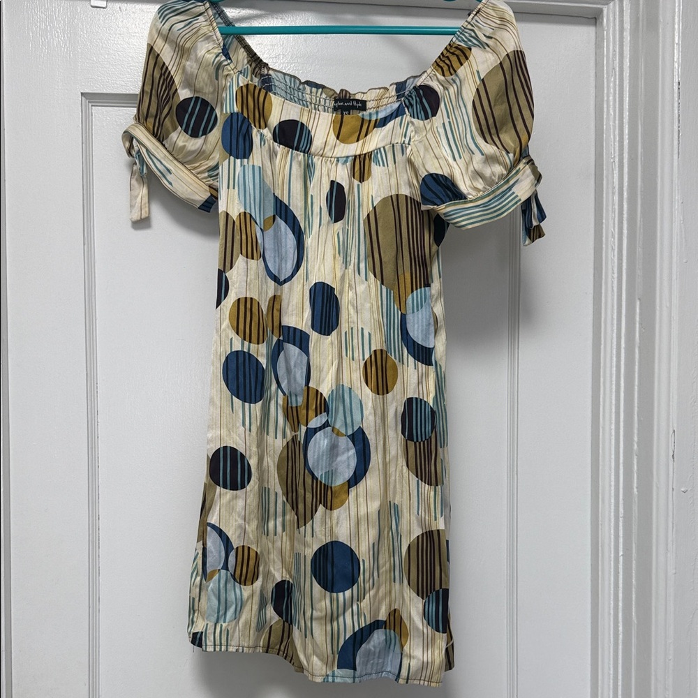 Stylish Multicolor Mini Dress